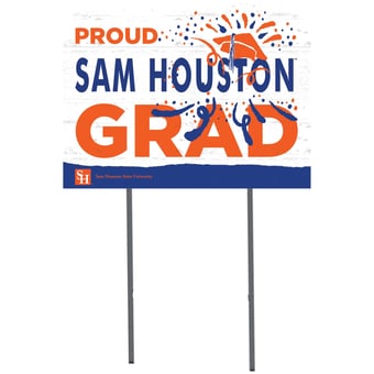 Sam Houston State Bearkats 18'' x 24'' Proud Graduate Yard Sign