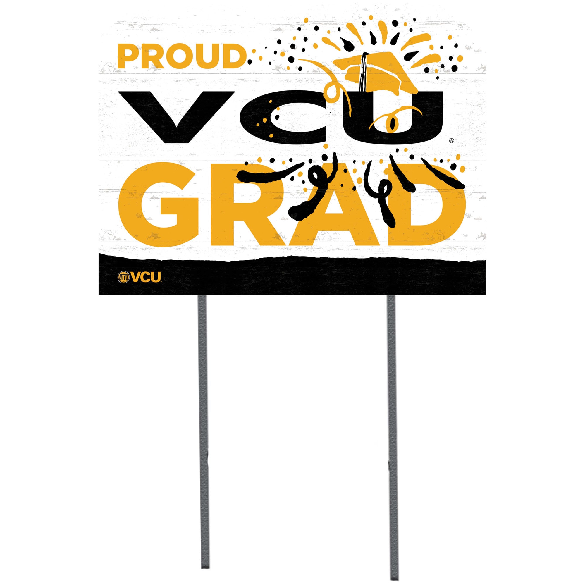 VCU Rams 18'' x 24'' Proud Graduate Yard Sign