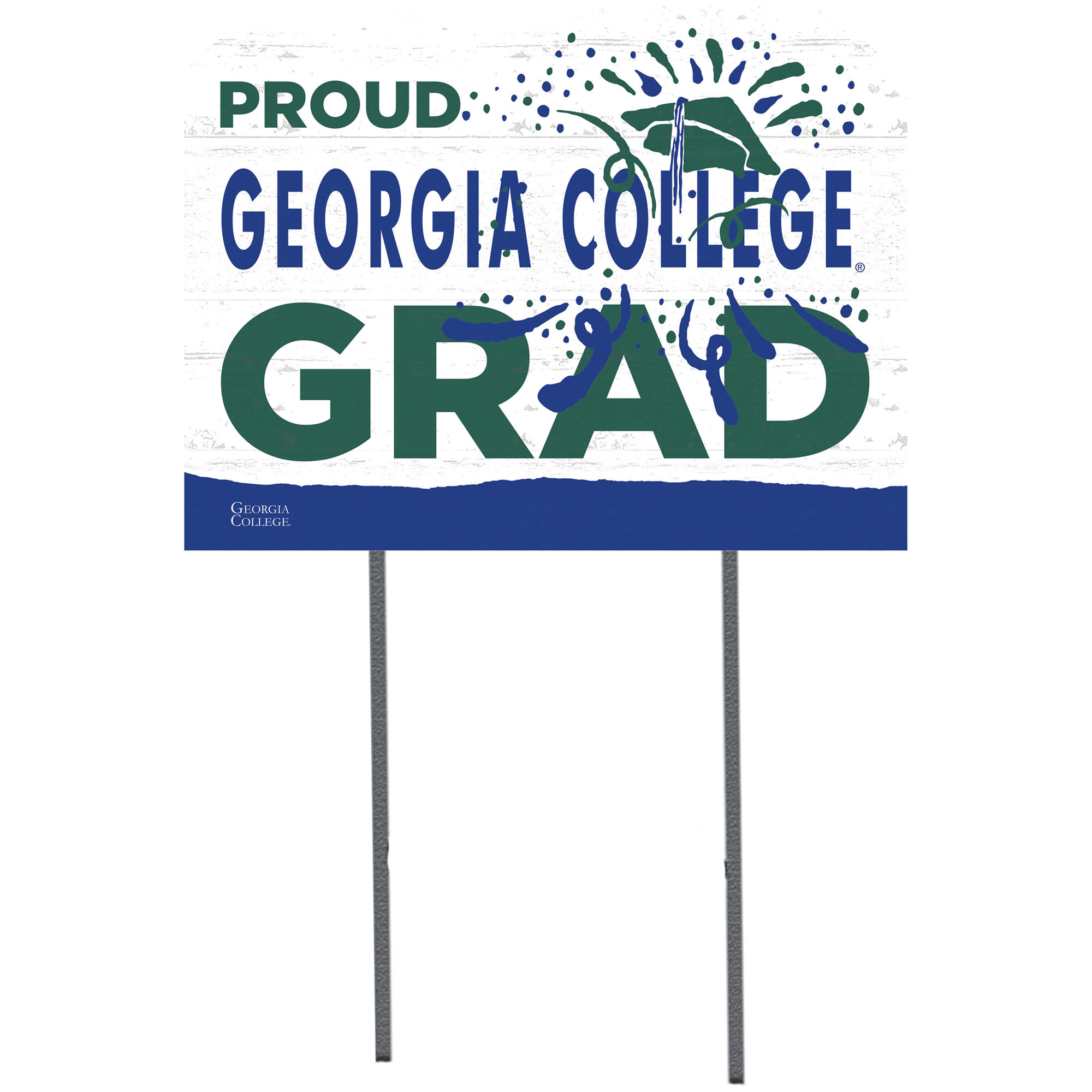 Georgia College Bobcats 18'' x 24'' Proud Graduate Yard Sign