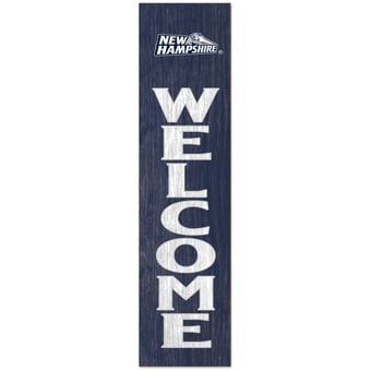 New Hampshire Wildcats 12'' x 48'' Outdoor Leaner Welcome Sign