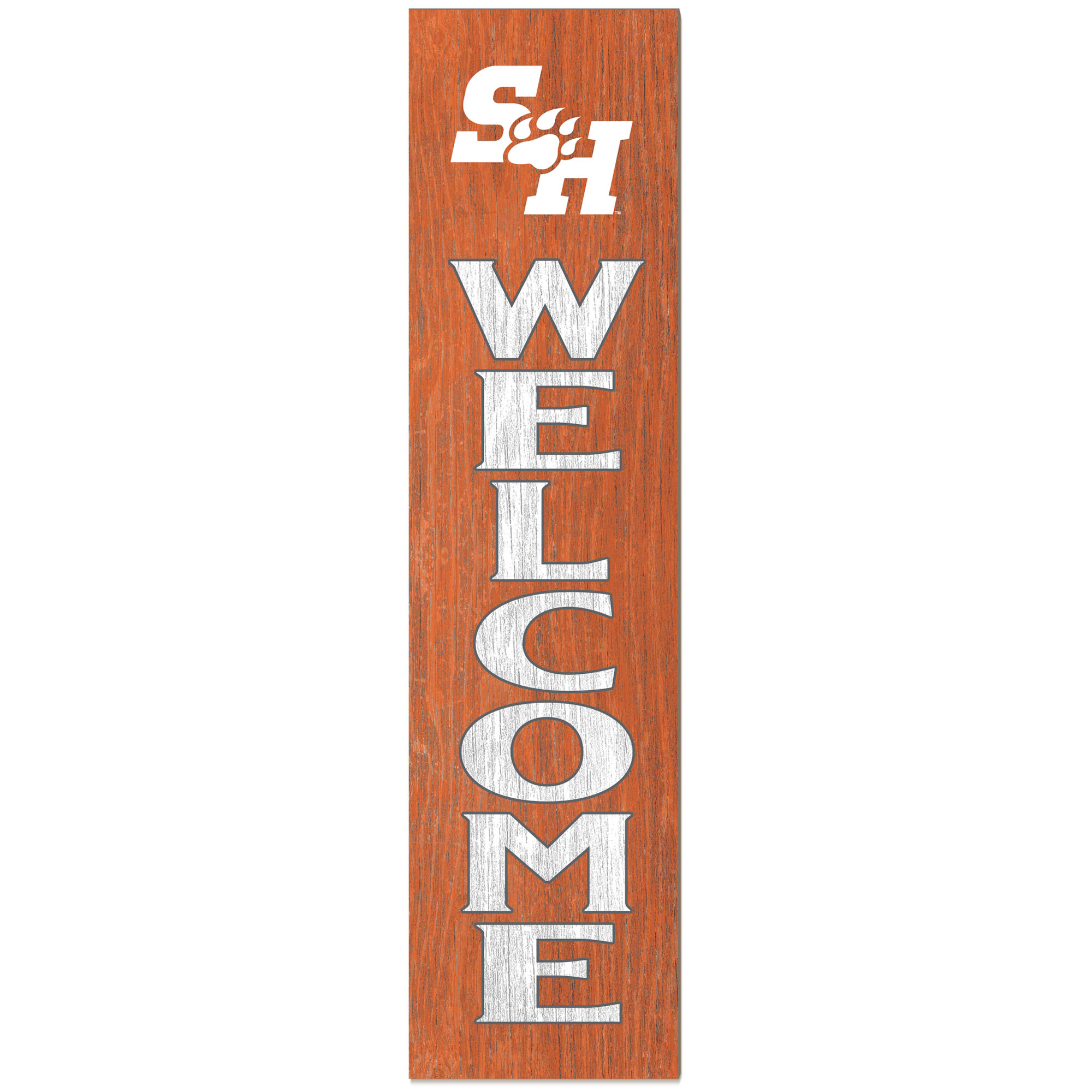 Sam Houston State Bearkats 12” x 48” Outdoor Leaner Welcome Sign Sam Houston State Bearkats 12” x 48” Outdoor Leaner Welcome Sign