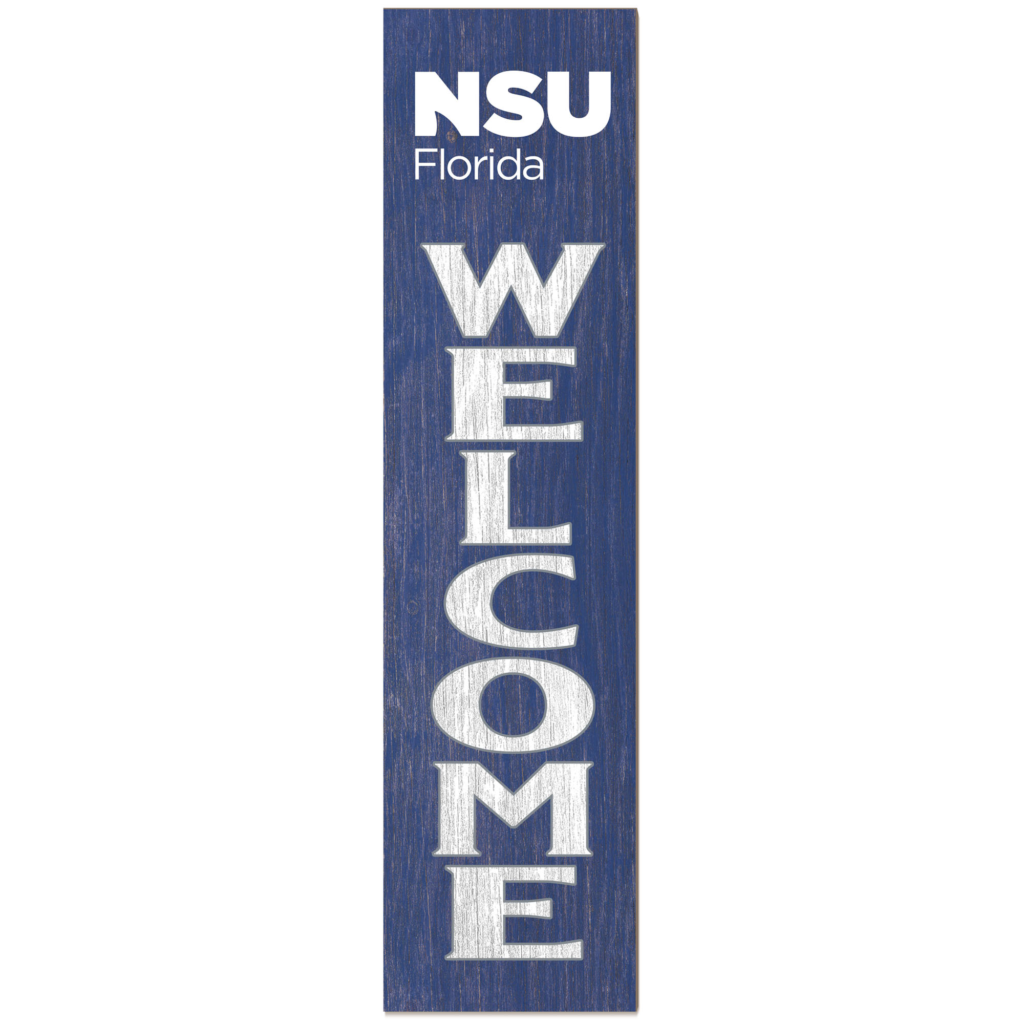 Nova Southeastern Sharks 12'' x 48'' Outdoor Leaner Welcome Sign