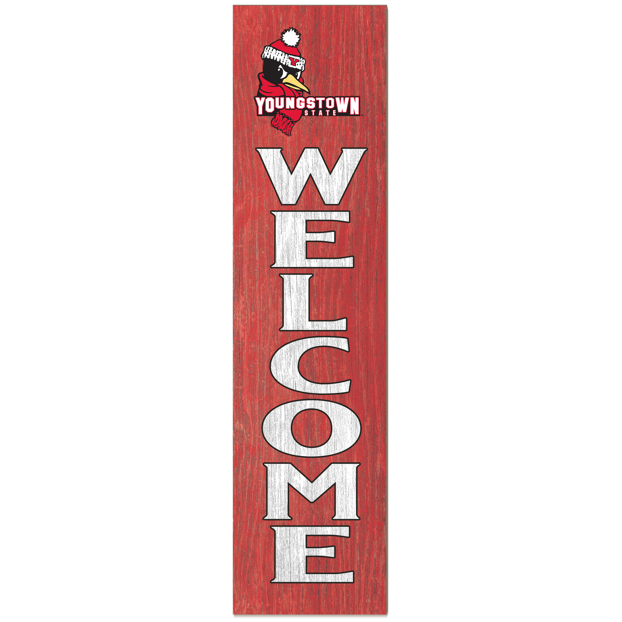 Youngstown State Penguins 12'' x 48'' Outdoor Leaner Welcome Sign
