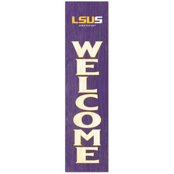 LSU Shreveport Pilots 12'' x 48'' Outdoor Leaner Welcome Sign