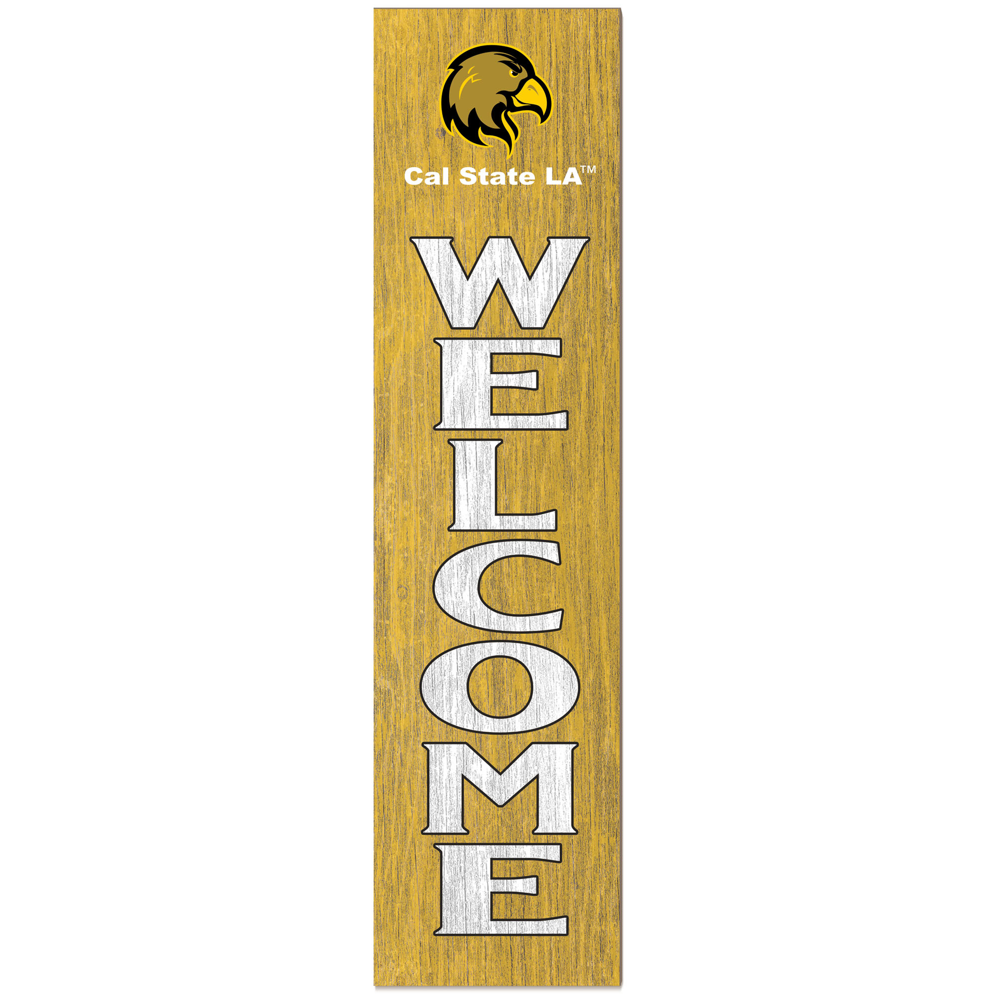 Cal State L.A. Golden Eagles 12'' x 48'' Outdoor Leaner Welcome Sign