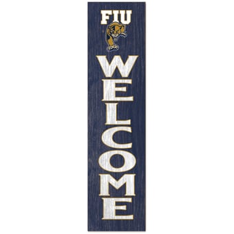 FIU Panthers 12'' x 48'' Outdoor Leaner Welcome Sign
