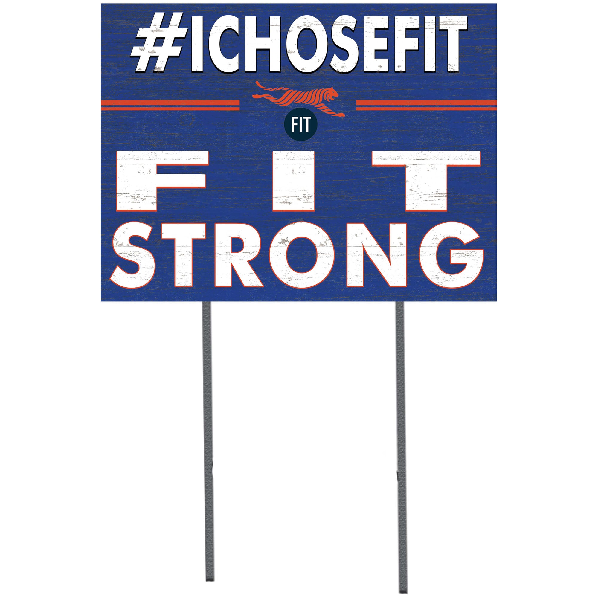 SUNY Fashion Institute of Technology Tigers 18'' x 24'' I Chose Lawn Sign
