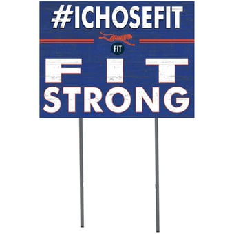 SUNY Fashion Institute of Technology Tigers 18'' x 24'' I Chose Lawn Sign