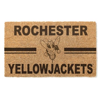 Rochester Yellow Jackets 18" x 30" Team Logo Doormat