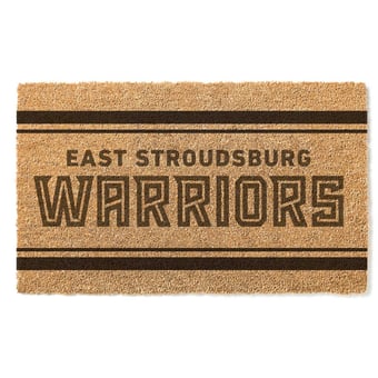 East Stroudsburg Warriors 18" x 30" Team Logo Doormat