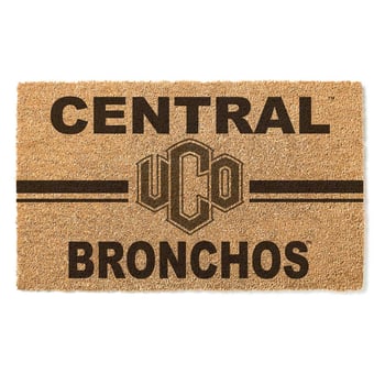 Central Oklahoma Bronchos 18" x 30" Team Logo Doormat