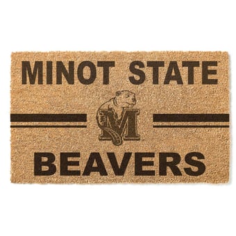 Minot State Beavers 18" x 30" Team Logo Doormat