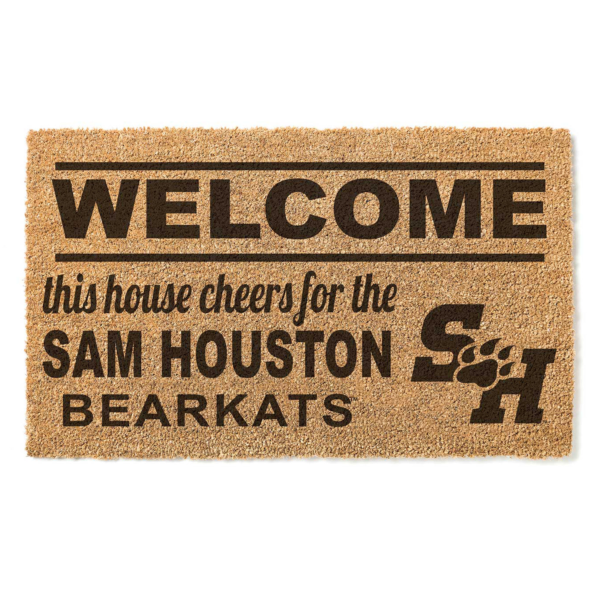 Sam Houston State Bearkats 18" x 30" Welcome Doormat