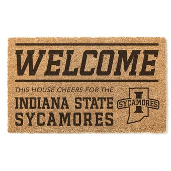 Indiana State Sycamores 18" x 30" Welcome Doormat