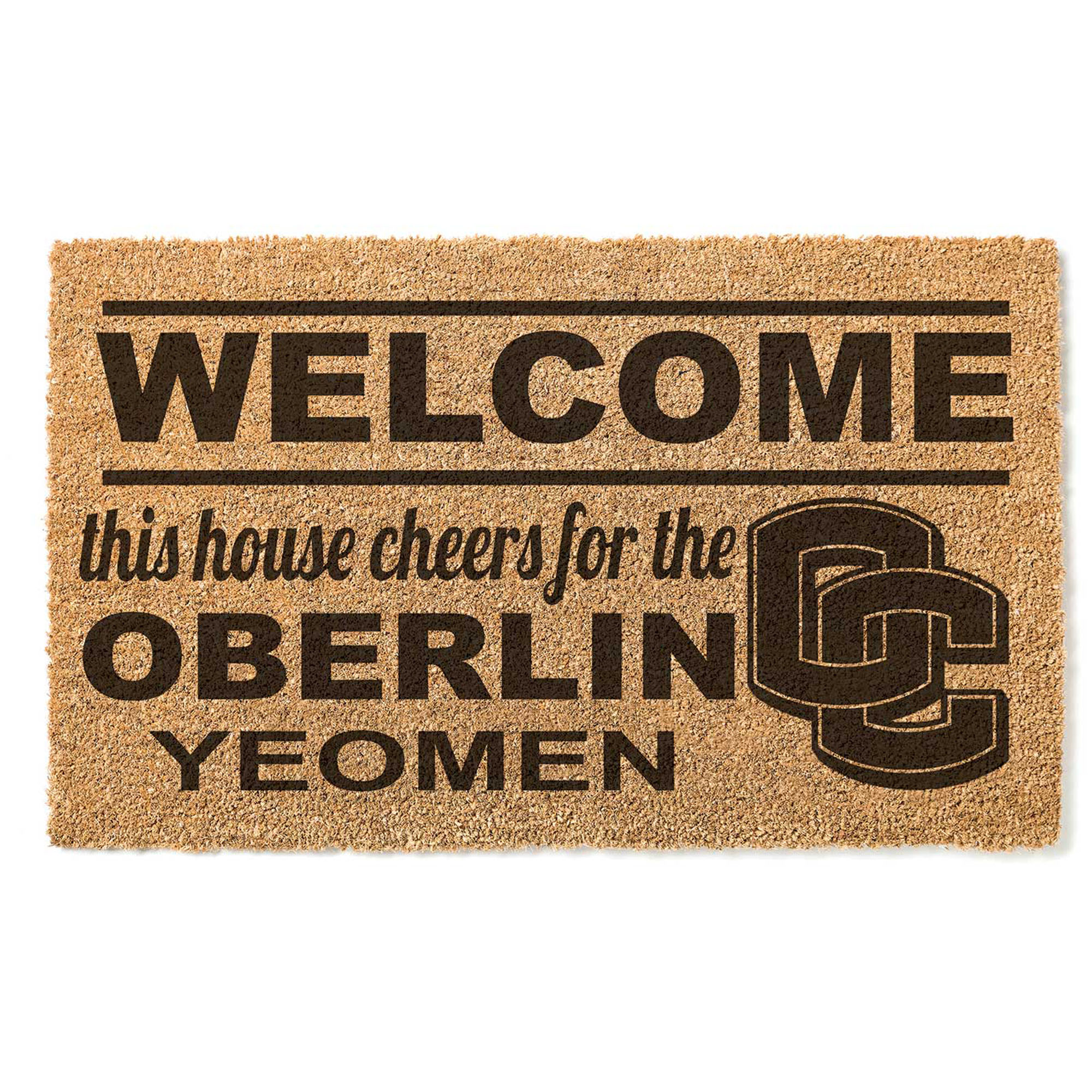 Oberlin Yeomen 18" x 30" Welcome Doormat