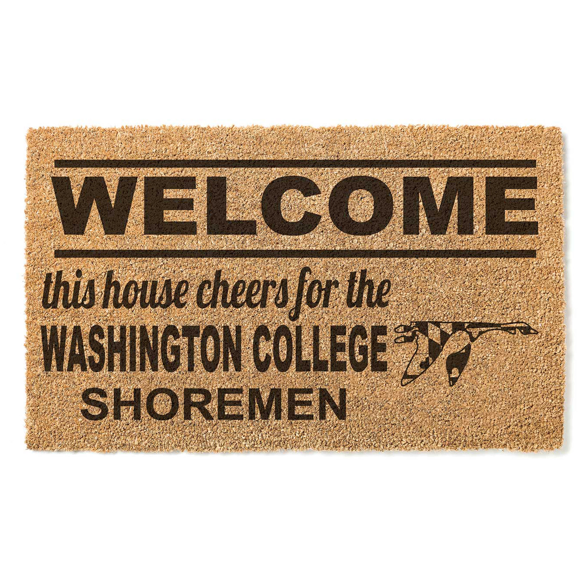 Washington College Shoremen 18" x 30" Welcome Doormat