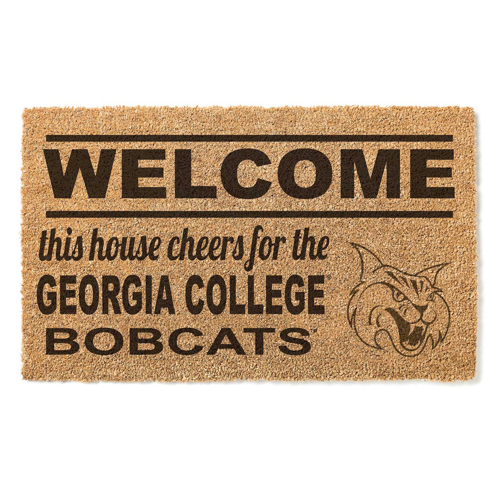 Georgia College Bobcats 18" x 30" Welcome Doormat