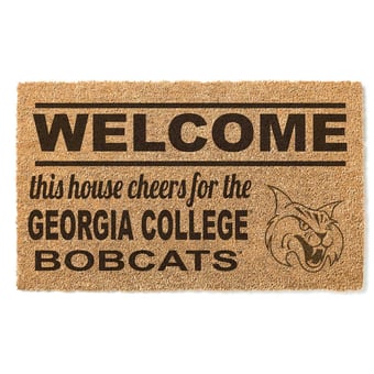 Georgia College Bobcats 18" x 30" Welcome Doormat