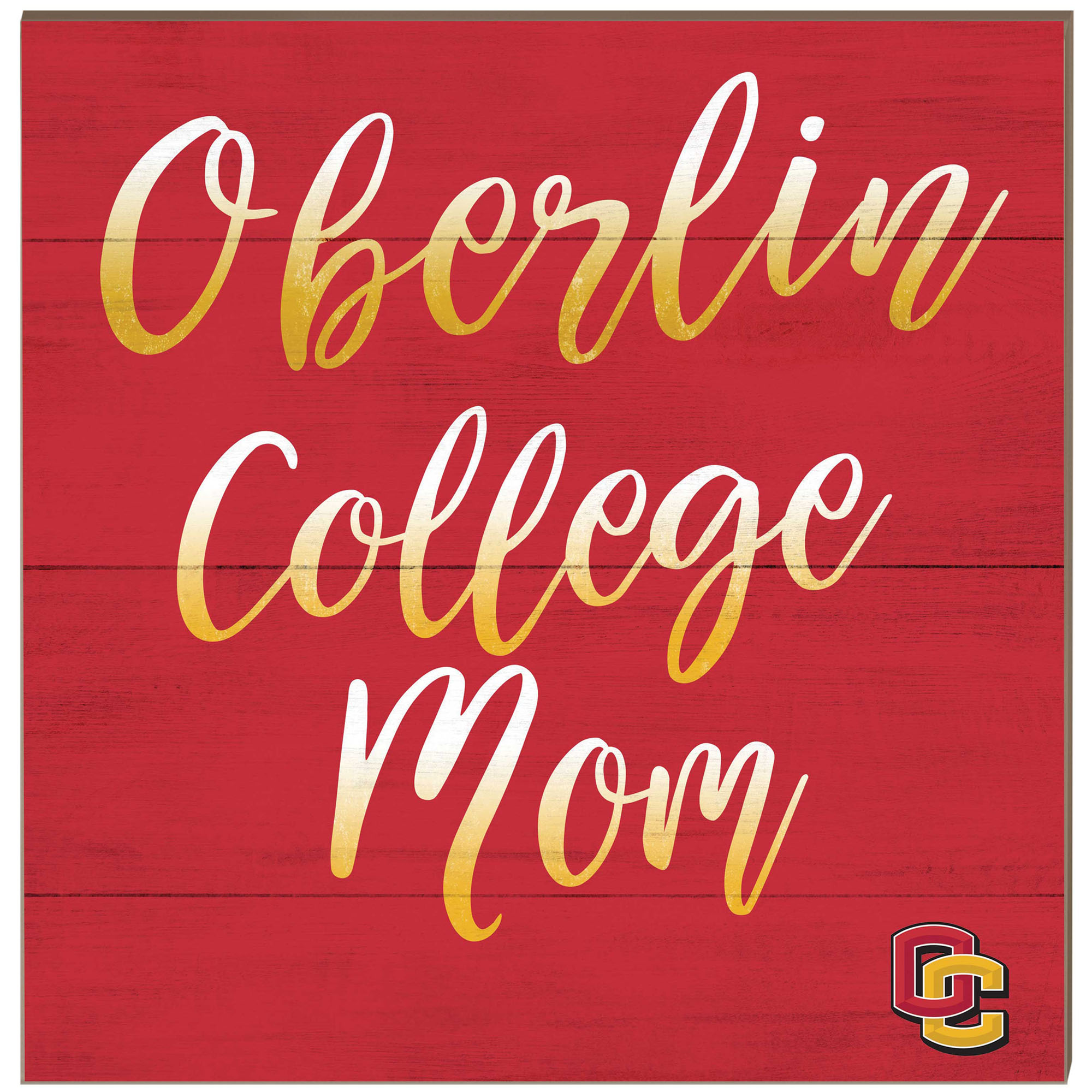 Oberlin Yeomen 10'' x 10'' Team Mom Plaque