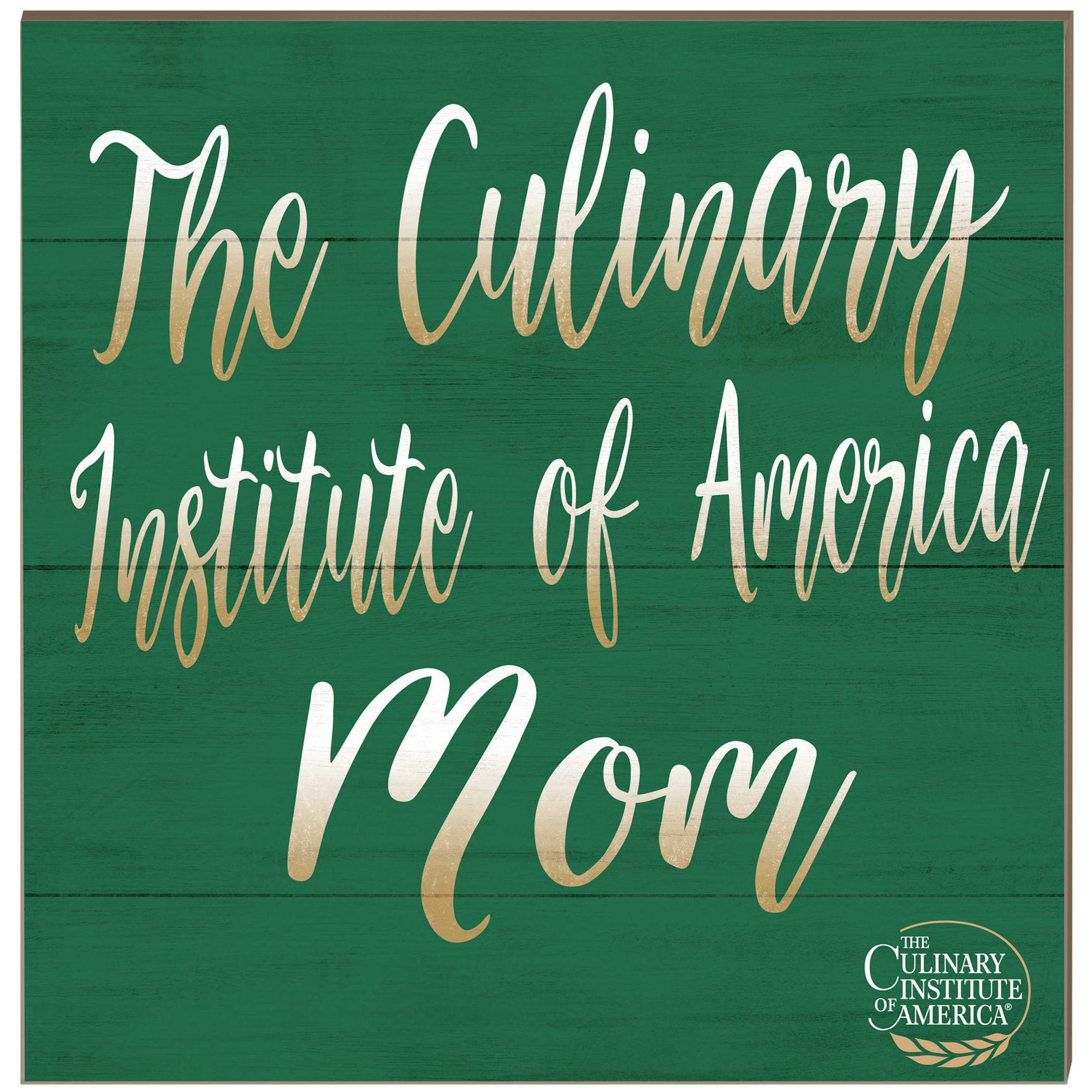 Culinary Institute of America Steels 10'' x 10'' Team Mom Plaque