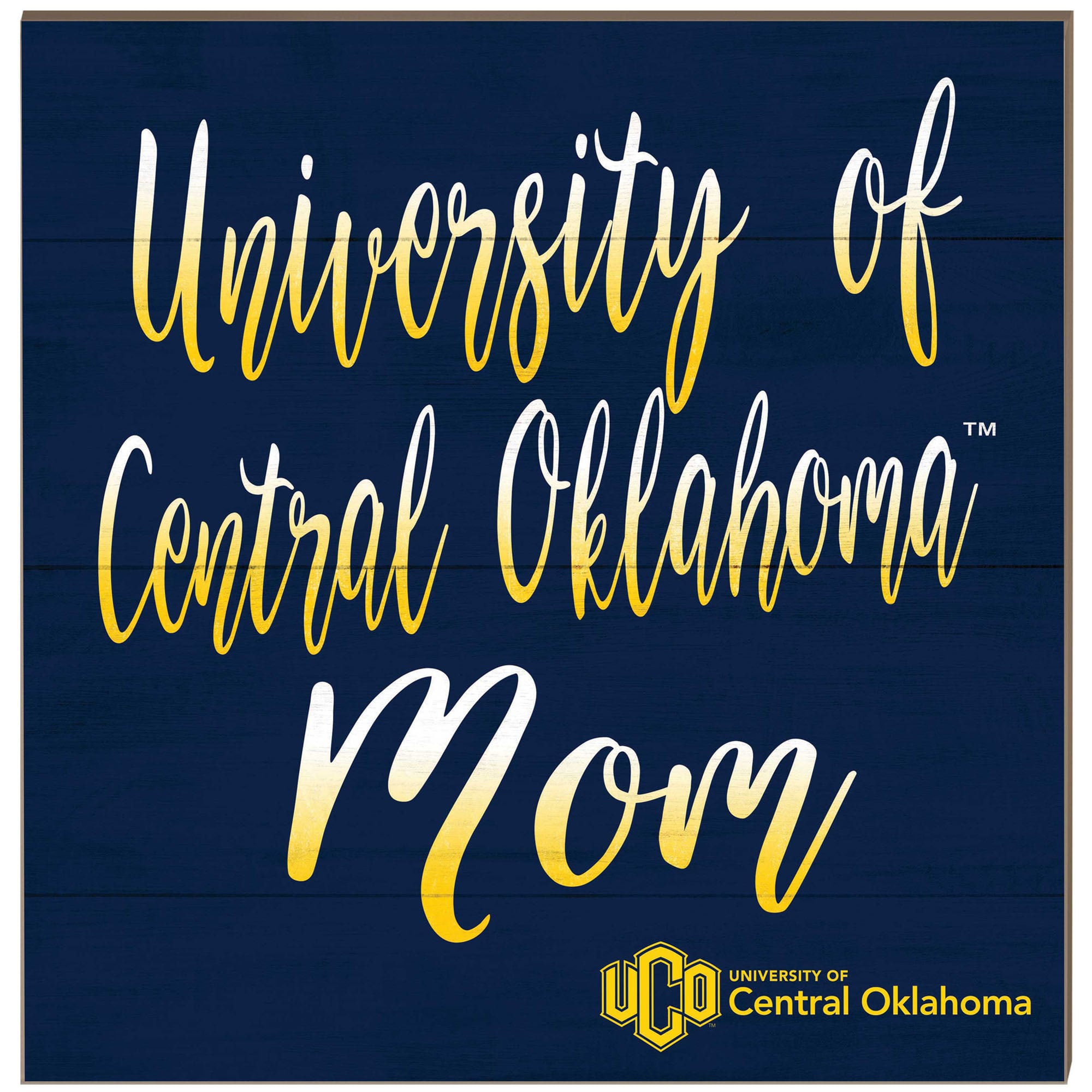 Central Oklahoma Bronchos 10'' x 10'' Team Mom Plaque