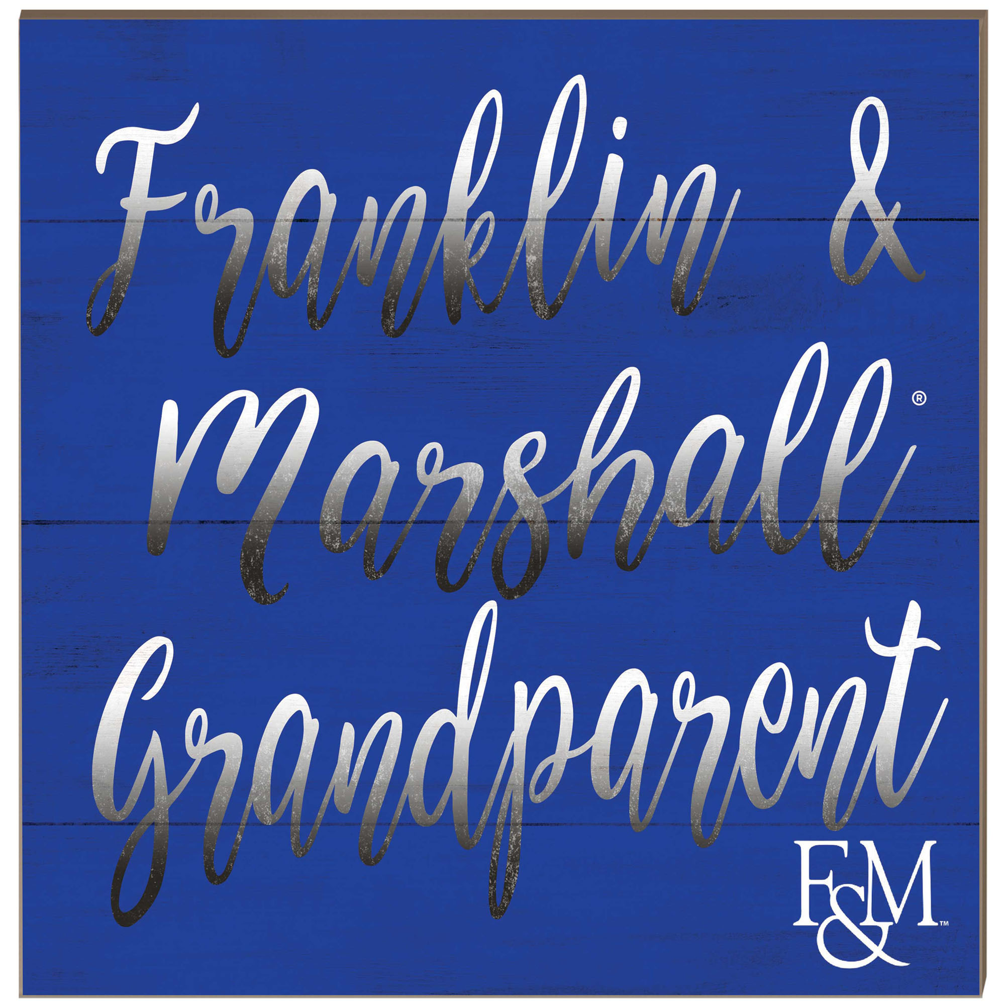 Franklin & Marshall Diplomats 10'' x 10'' Grandparent Plaque