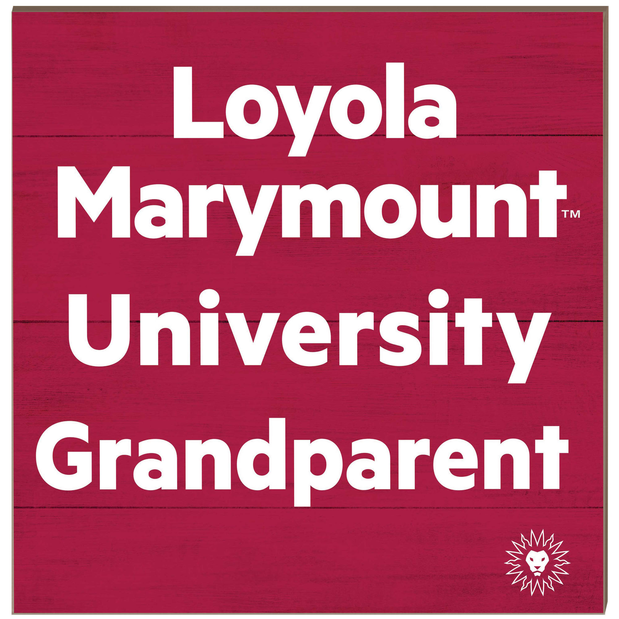 Loyola Marymount Lions 10'' x 10'' Grandparent Plaque