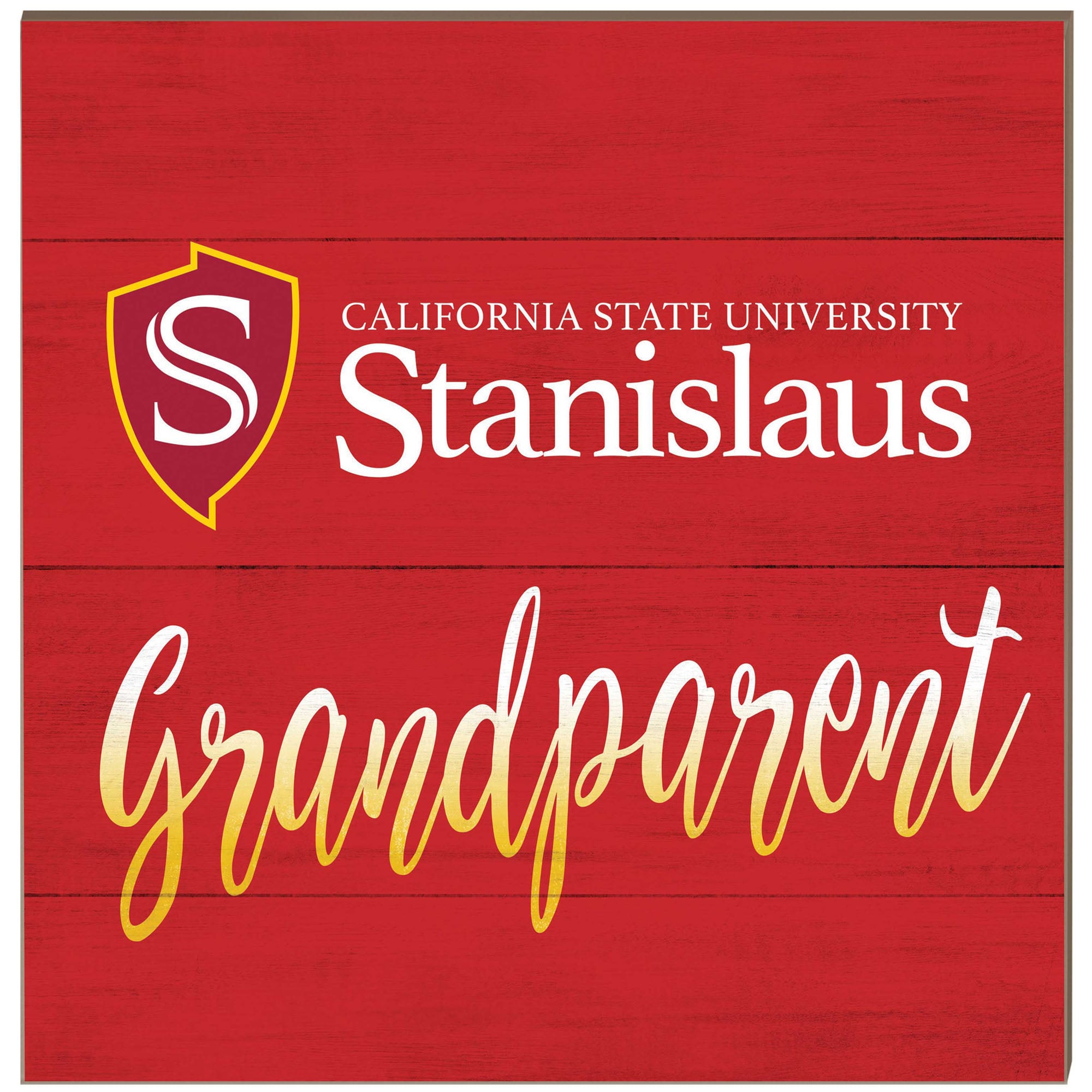 Cal State Stanislaus Warriors 10'' x 10'' Grandparent Plaque