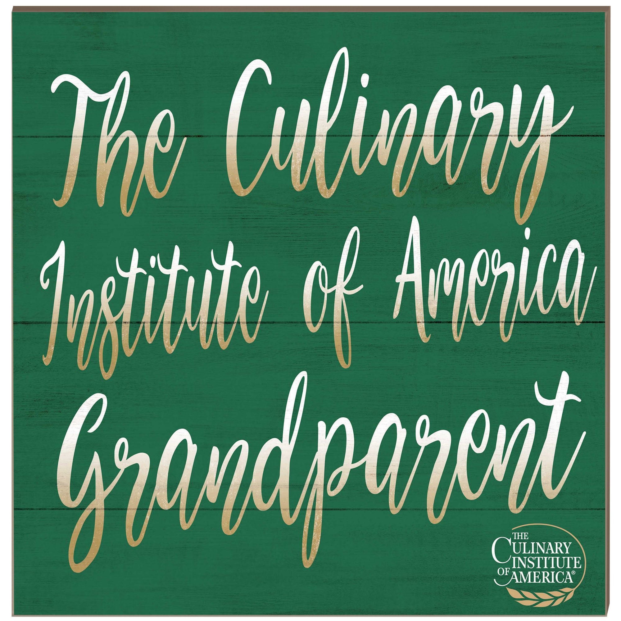 Culinary Institute of America Steels 10'' x 10'' Grandparent Plaque