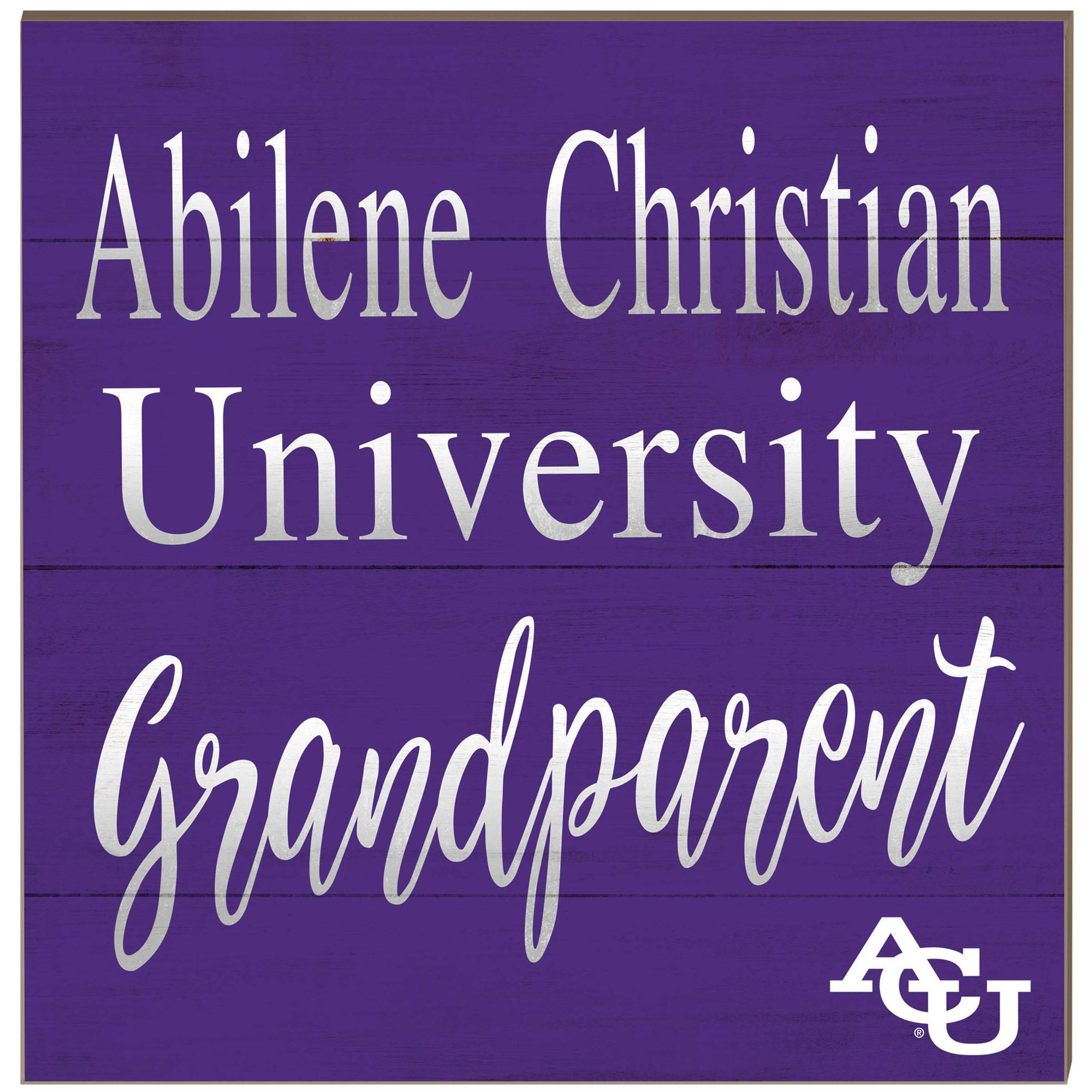 Abilene Christian University Wildcats 10'' x 10'' Grandparent Plaque