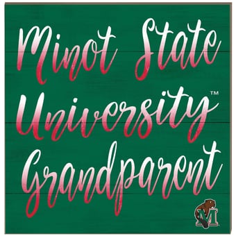 Minot State Beavers 10'' x 10'' Grandparent Plaque