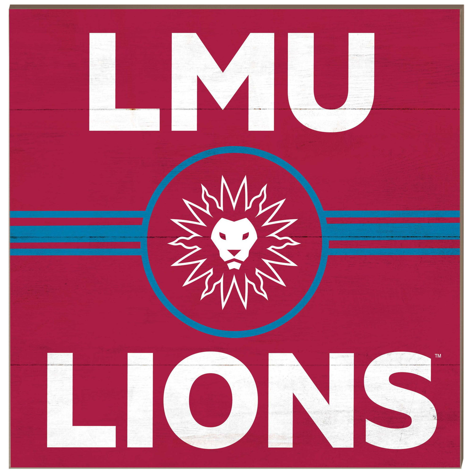 Loyola Marymount Lions 10'' x 10'' Retro Team Plaque