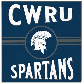 Case Western Reserve University 10'' x 10'' Retro Team Plaque