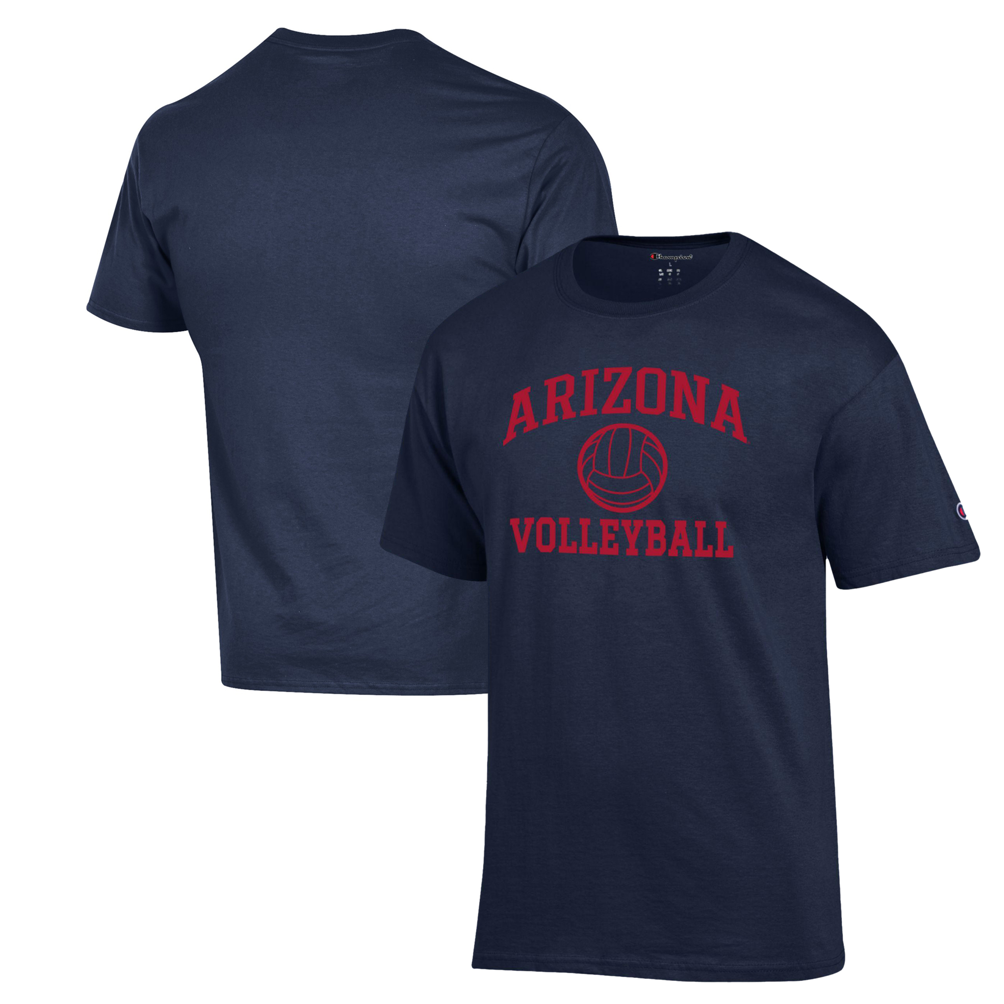 Men’s Champion Navy Arizona Wildcats Volleyball Icon Powerblend T-Shirt Men’s Champion Navy Arizona Wildcats Volleyball Icon Powerblend T-Shirt