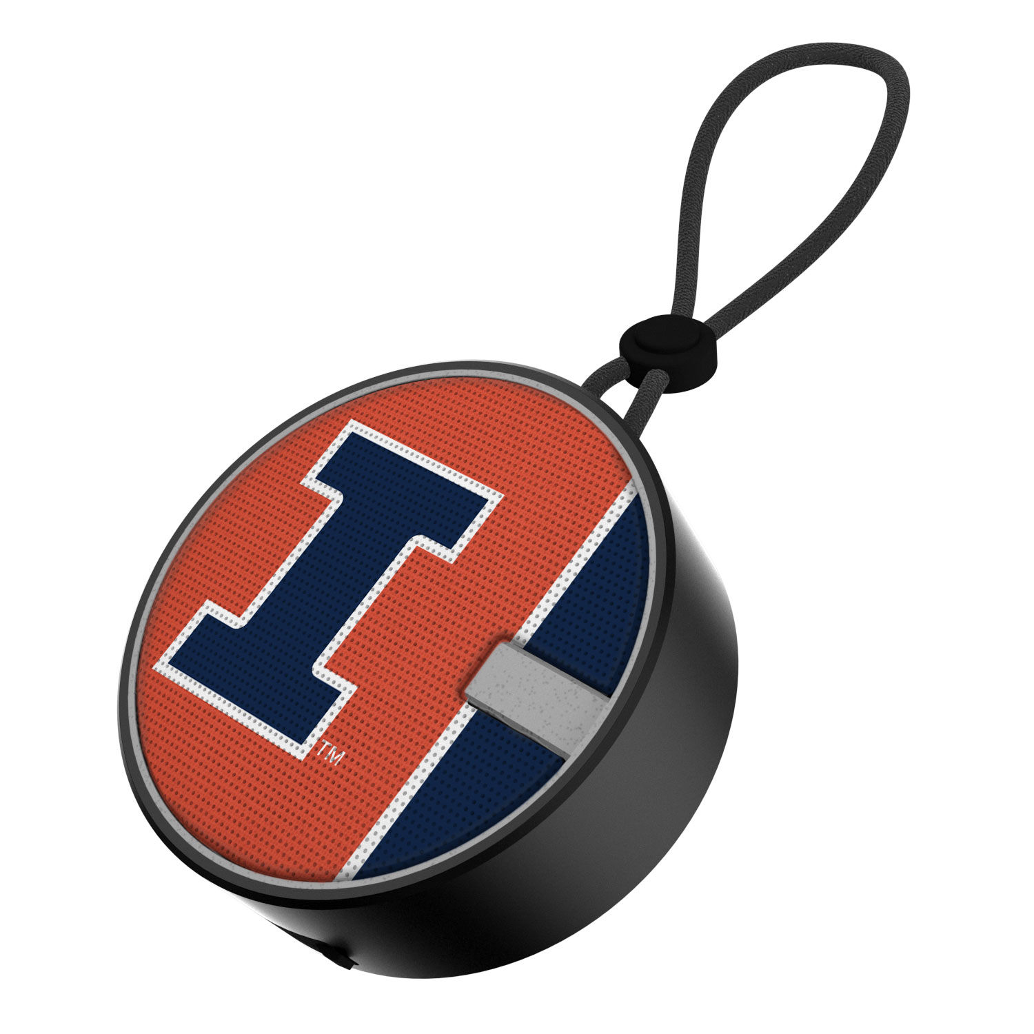 Illinois Fighting Illini Logo Waterproof Bluetooth Speaker