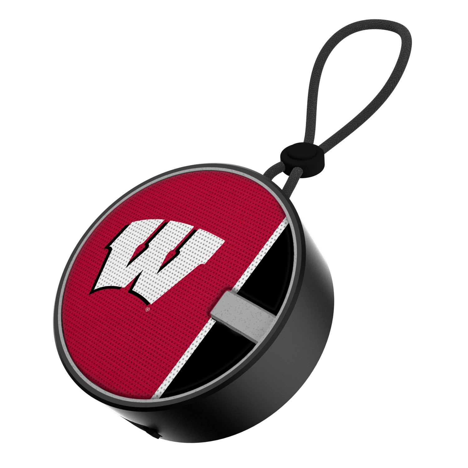 Wisconsin Badgers Logo Waterproof Bluetooth Speaker