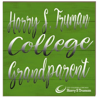 Harry S Truman College Falcons 10" x 10" Grandparent Wood Plaque