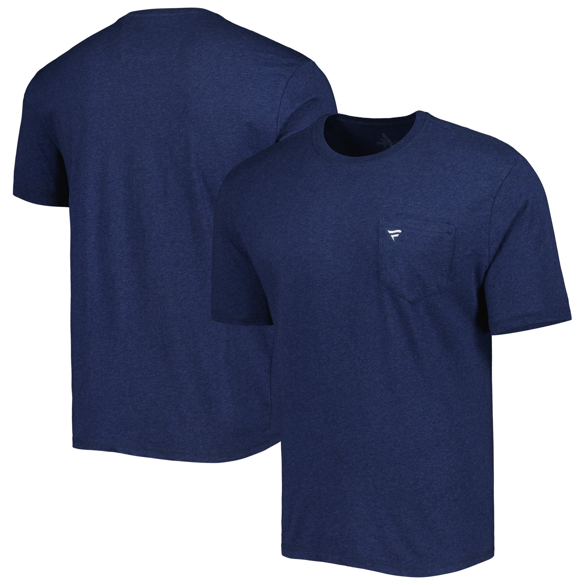 T-shirt da uomo johnnie-O Heather Navy Fanatics Corporate Tyler