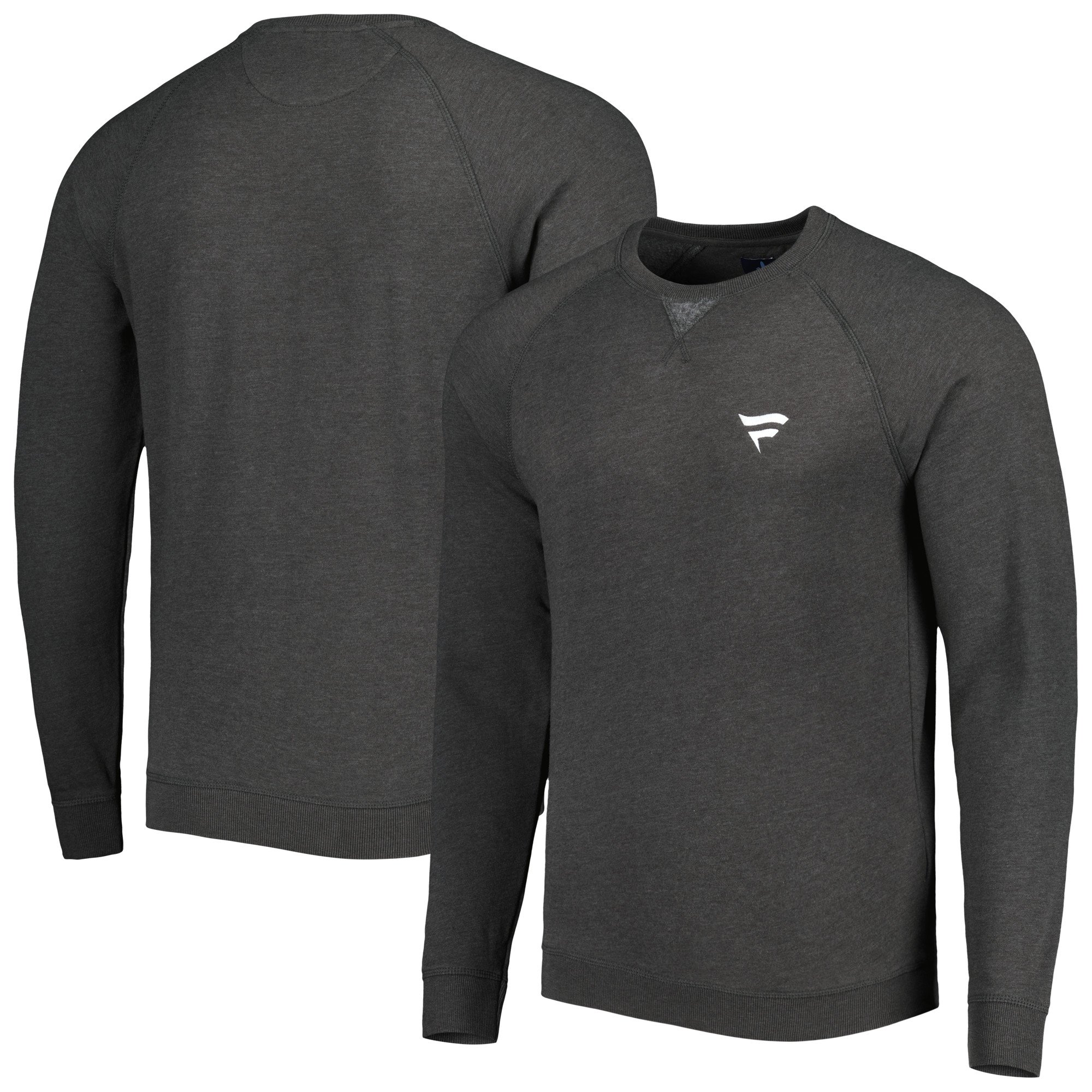 Felpa pullover raglan aziendale Pamlico di Johnnie-O Charcoal Fanatics da uomo