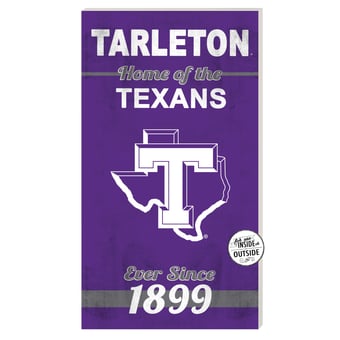 Tarleton State Texans 11'' x 20'' Indoor/Outdoor Home Of The Sign