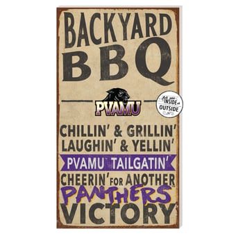 Prairie View A&M Panthers 11'' x 20'' Indoor/Outdoor BBQ Sign