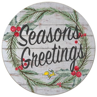 South Dakota State Jackrabbits 20'' x 20'' Season's Greetings Circle