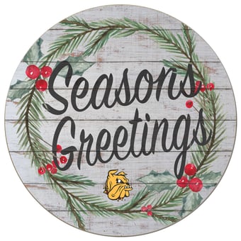 Minnesota Duluth Bulldogs 20'' x 20'' Season's Greetings Circle