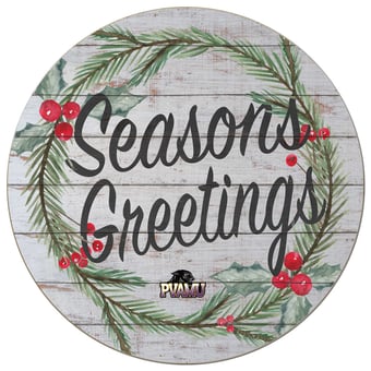 Prairie View A&M Panthers 20'' x 20'' Season's Greetings Circle