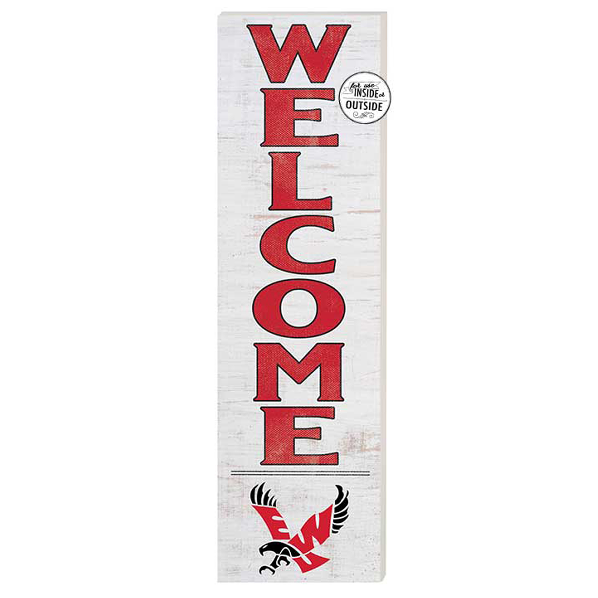Eastern Washington Eagles 10'' x 35'' Indoor/Outdoor Welcome Sign