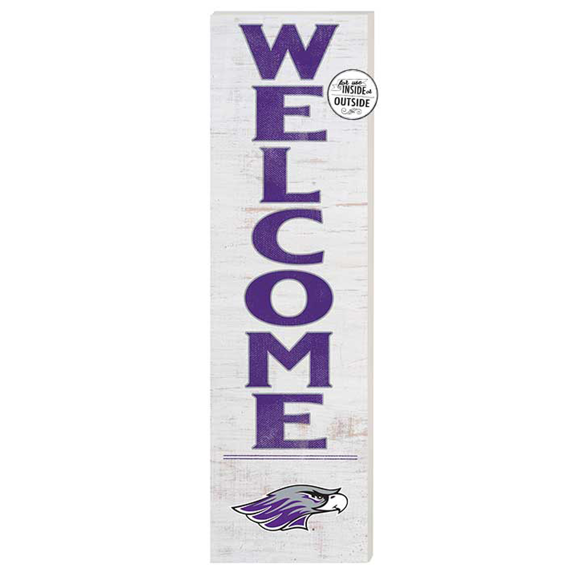Wisconsin-Whitewater Warhawks 10'' x 35'' Indoor/Outdoor Welcome Sign