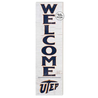 UTEP Miners 10'' x 35'' Indoor/Outdoor Welcome Sign