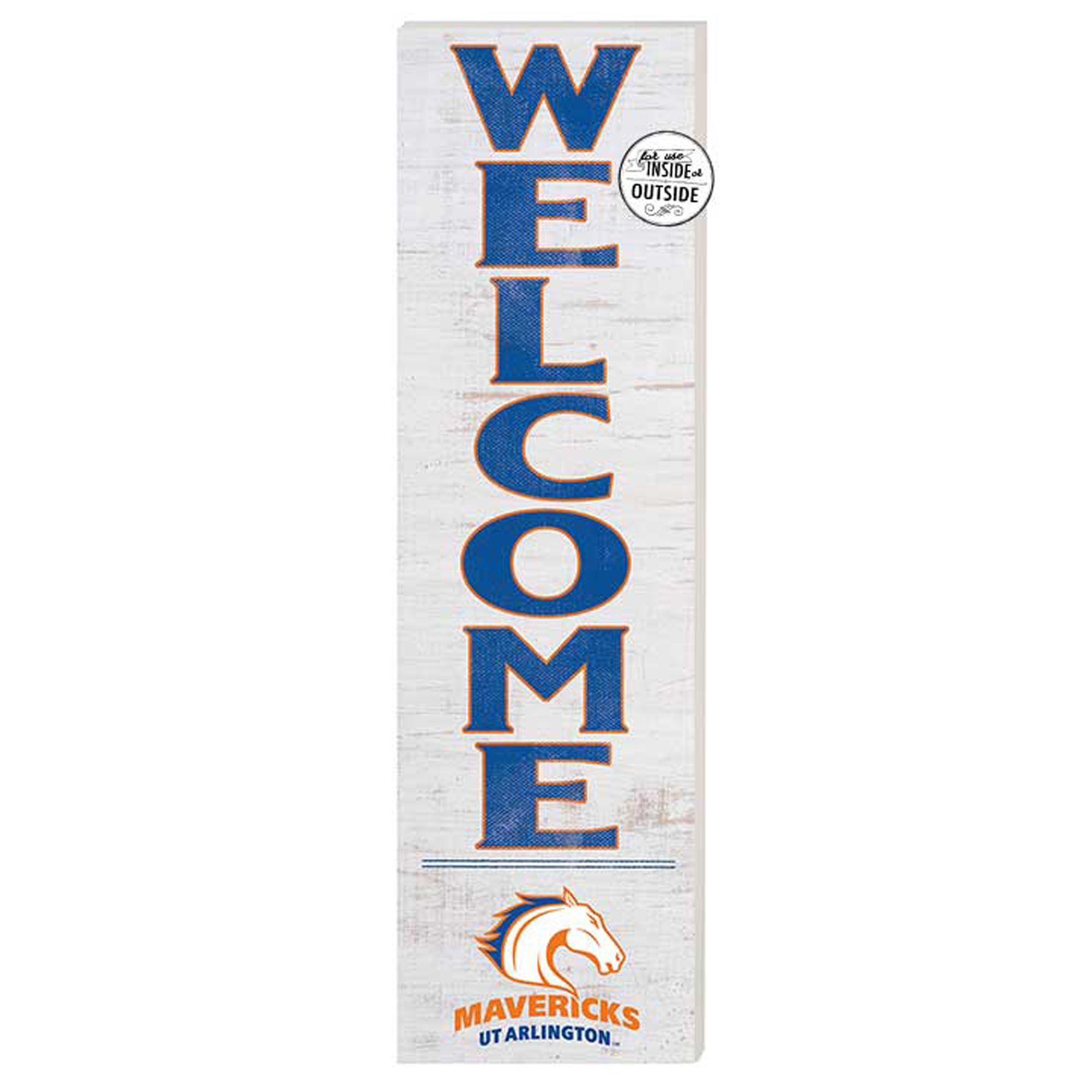 UT Arlington Mavericks 10'' x 35'' Indoor/Outdoor Welcome Sign