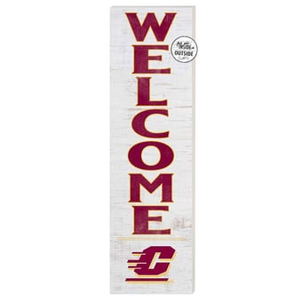 Central Michigan Chippewas 10'' x 35'' Indoor/Outdoor Welcome Sign