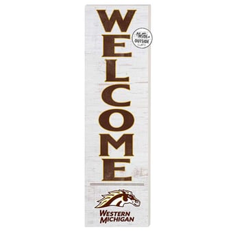 Western Michigan Broncos 10'' x 35'' Indoor/Outdoor Welcome Sign